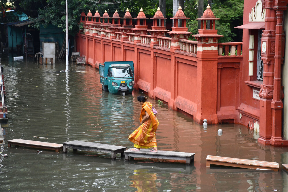 Waterlogged Kolkata