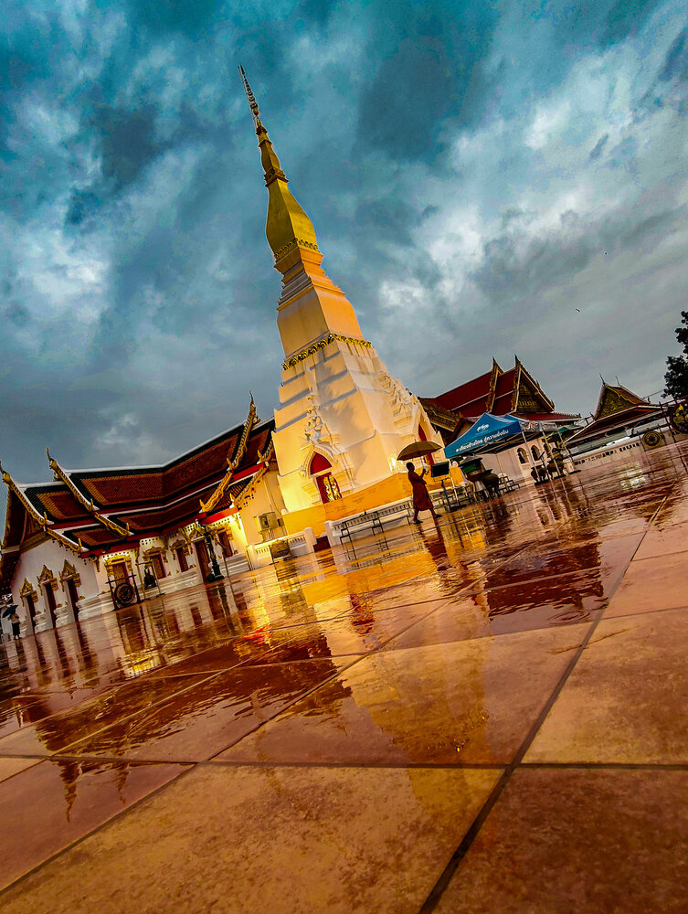Golden Reflection after Rain