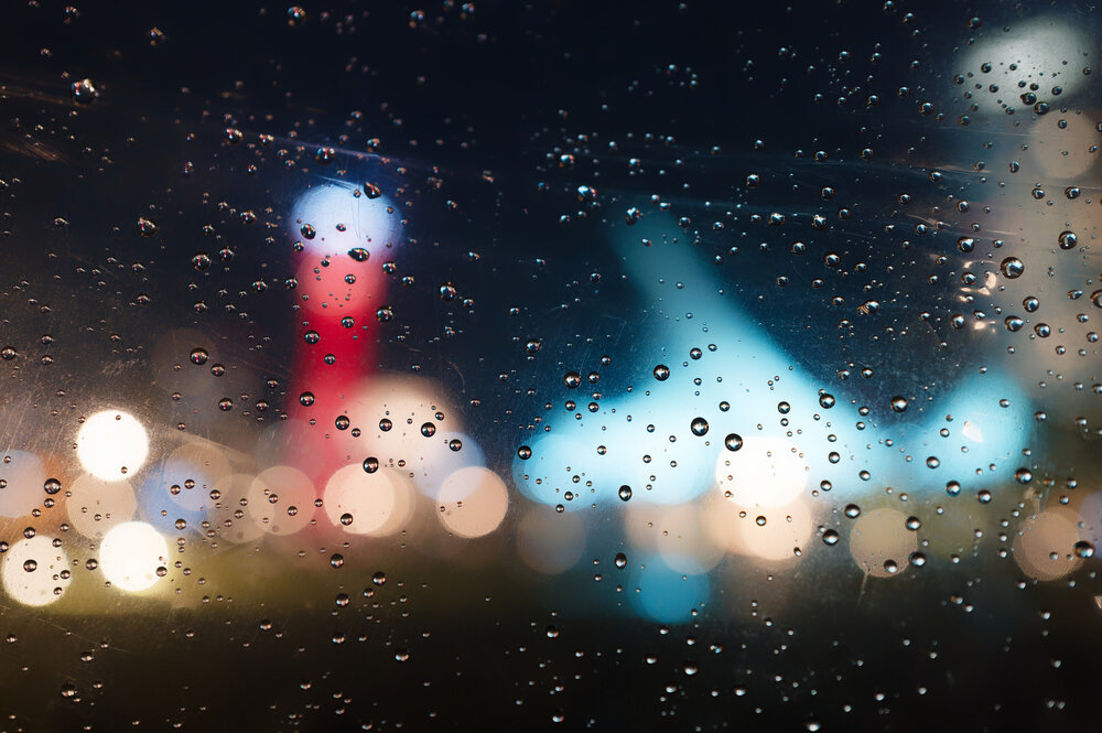 Kobe in the Rain