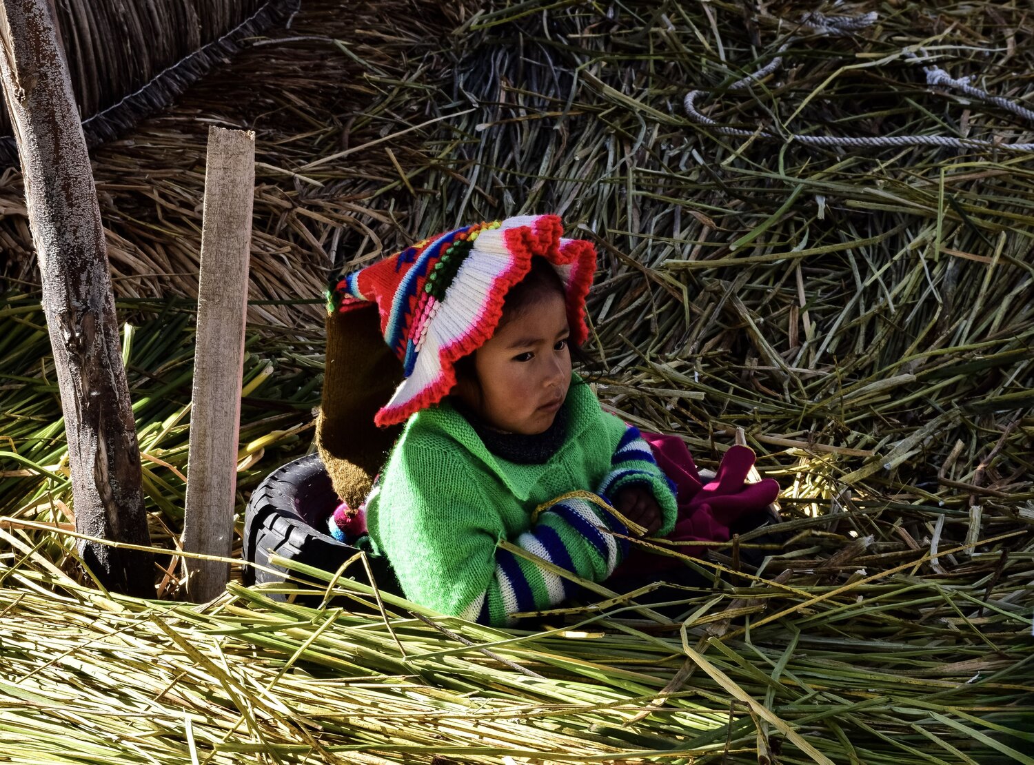 Niña flotante