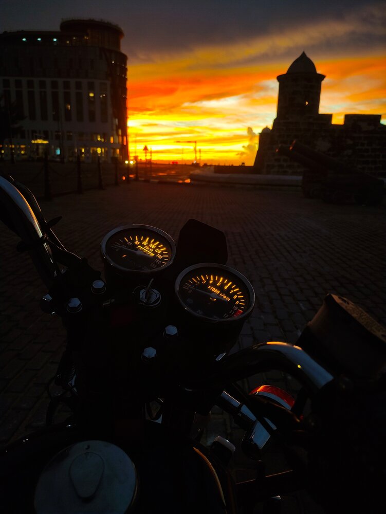 Havana biker sunset
