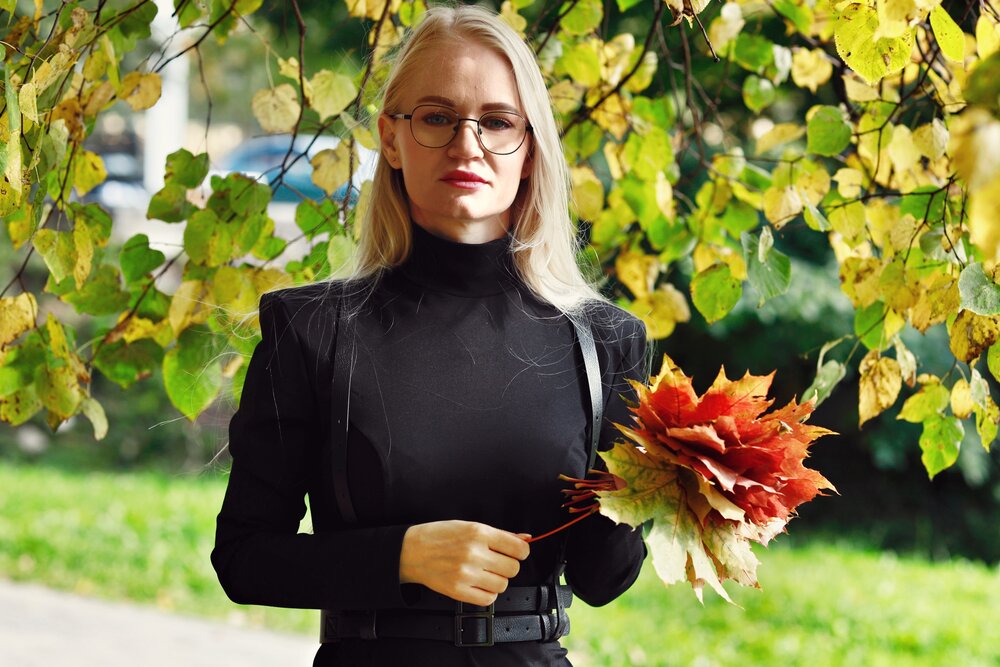 Девушка осень