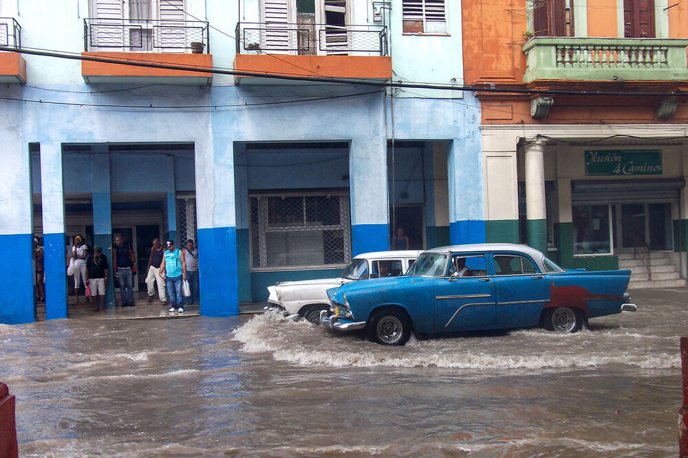 Desafiando a la lluvia