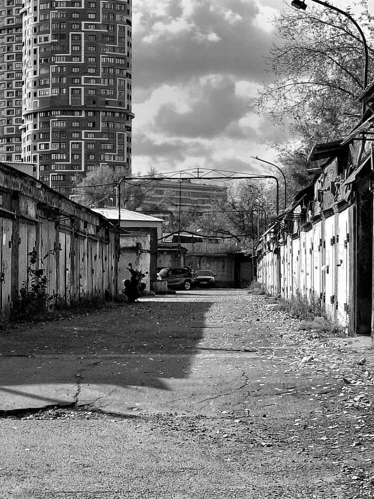 Осенние гаражи