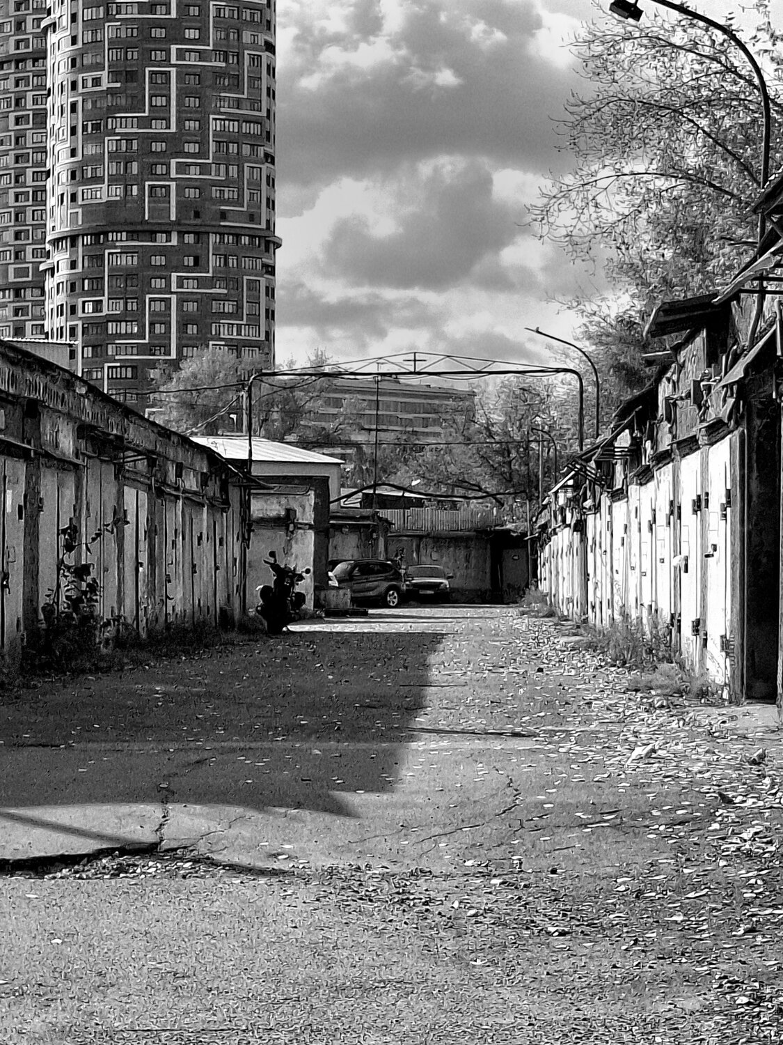 Осенние гаражи