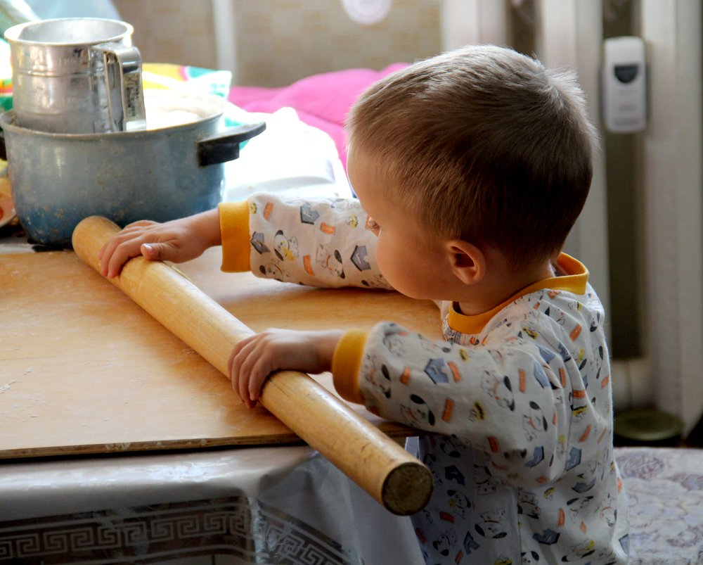 Мамин помощник !