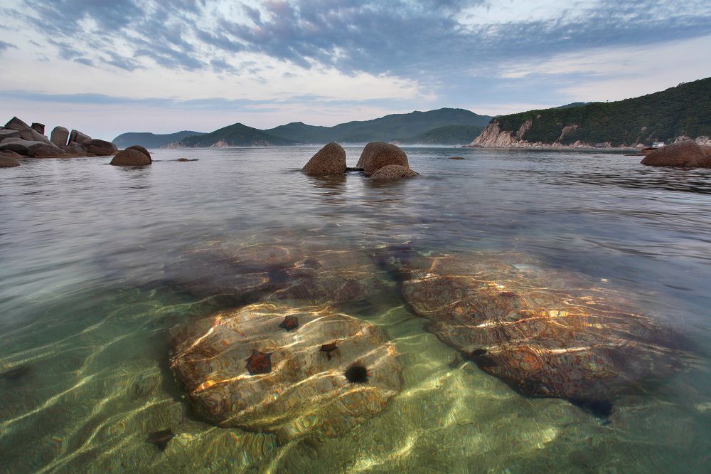 Утро в бухте Окунёвой