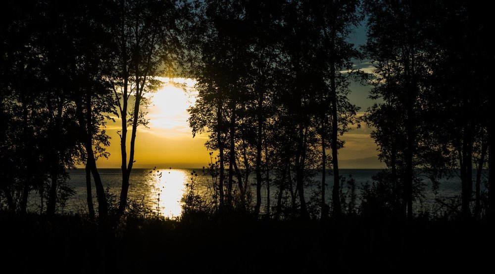 Закат над Байкалом