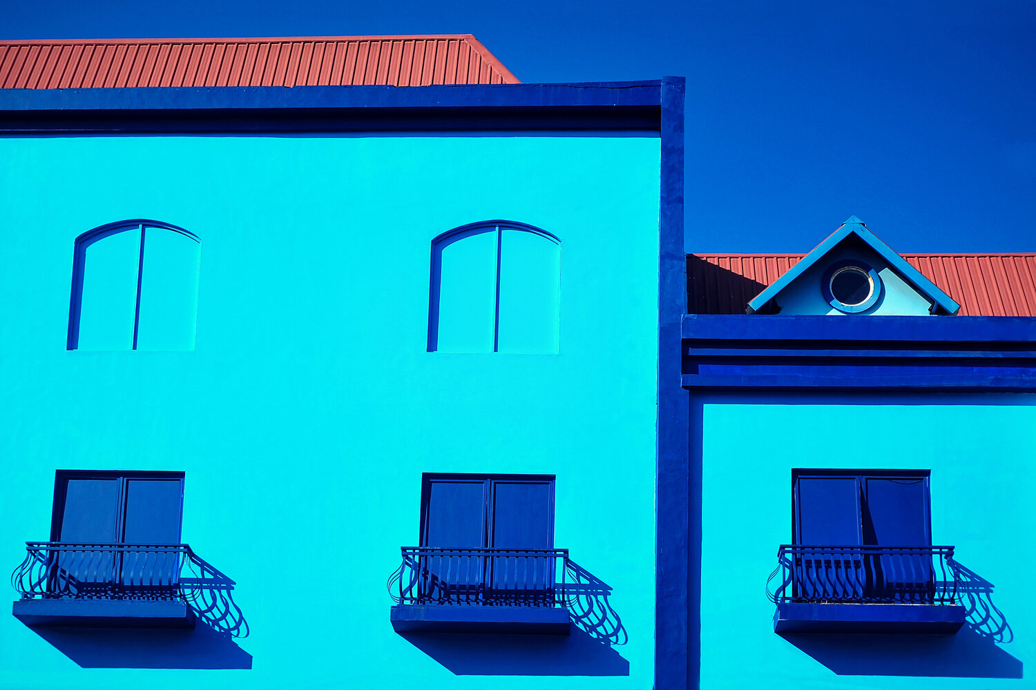 Geometry in Blue