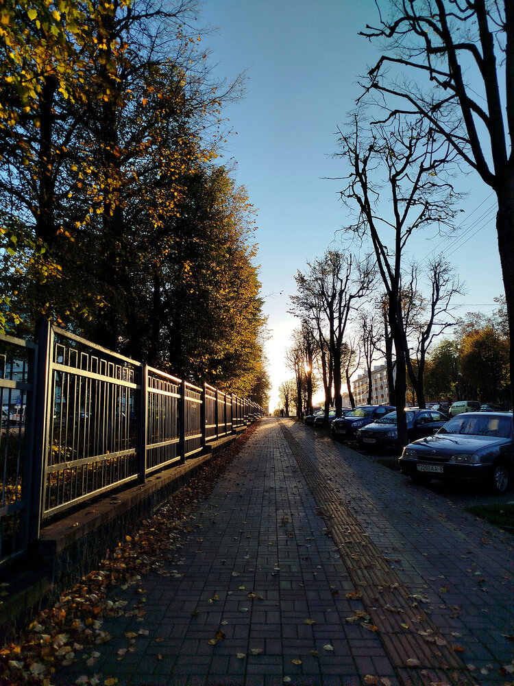 Осенним вечером