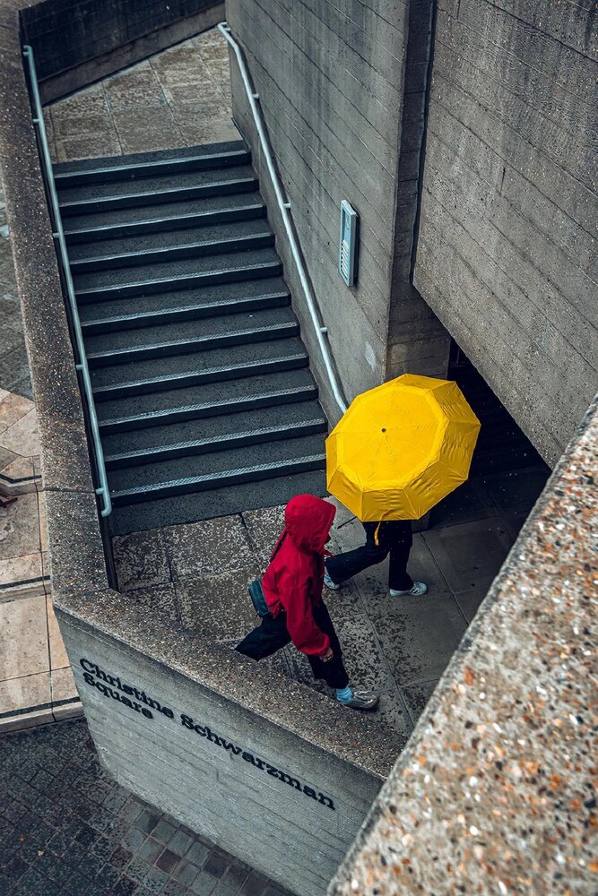 Yellow Umbrelle