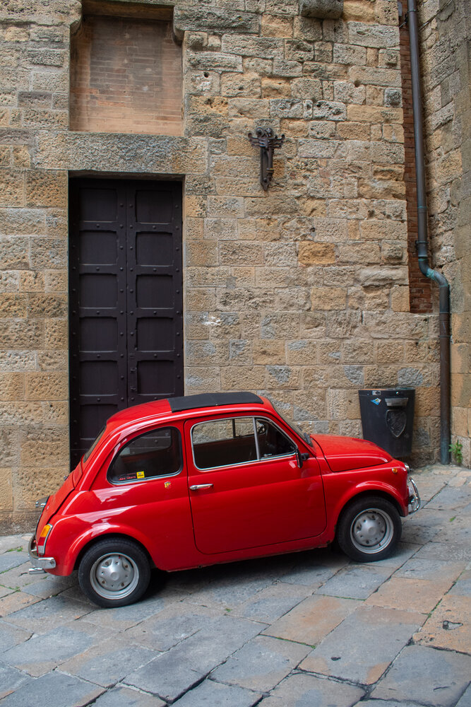 Little red car