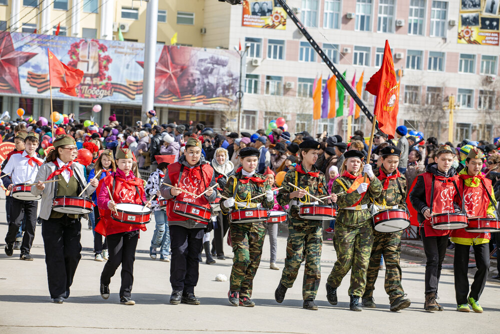 Барабанщики.