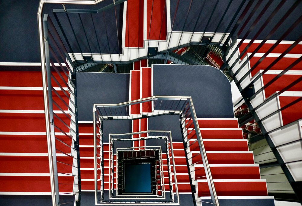 Colorful staircase