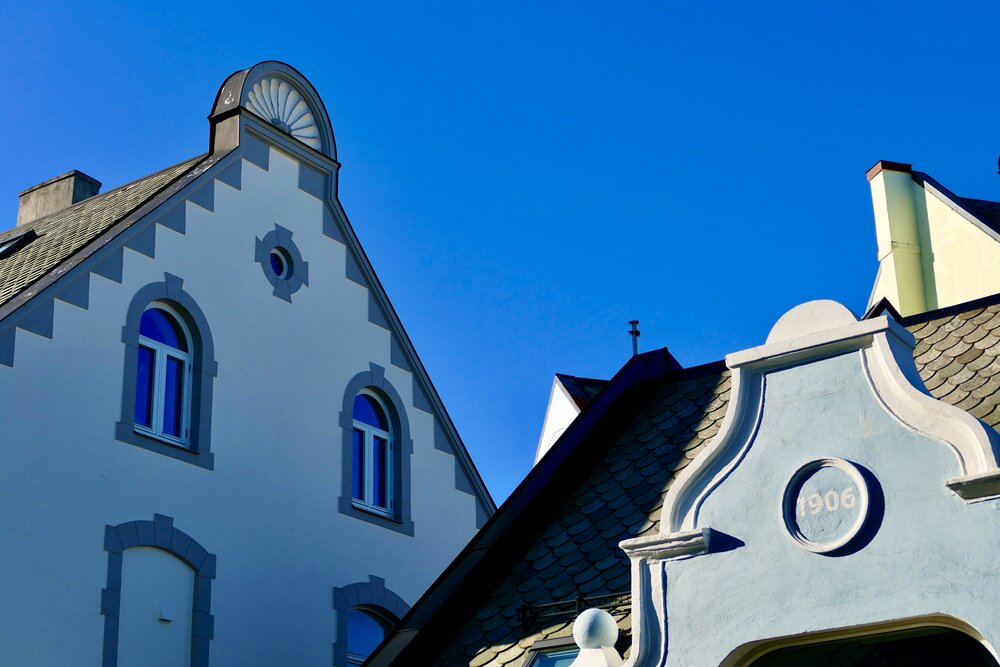Blue Art Deco