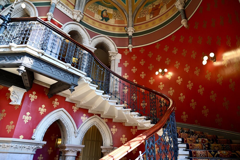 Colorful staircase