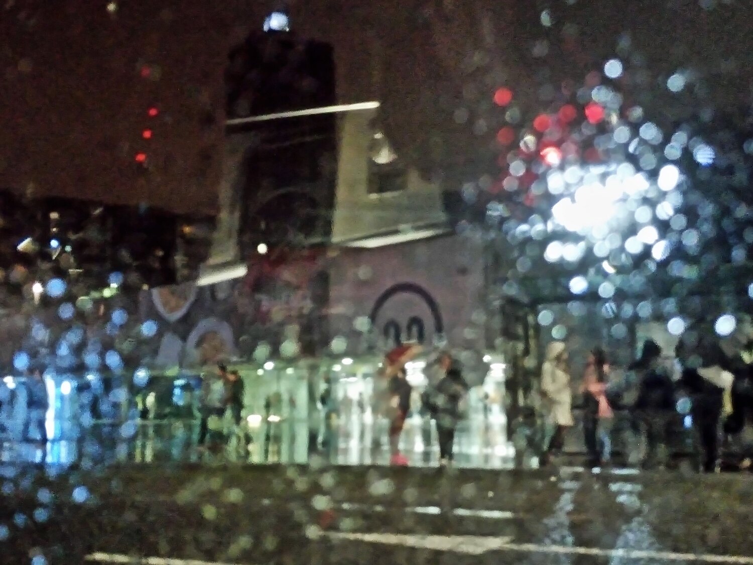 Rain in the city