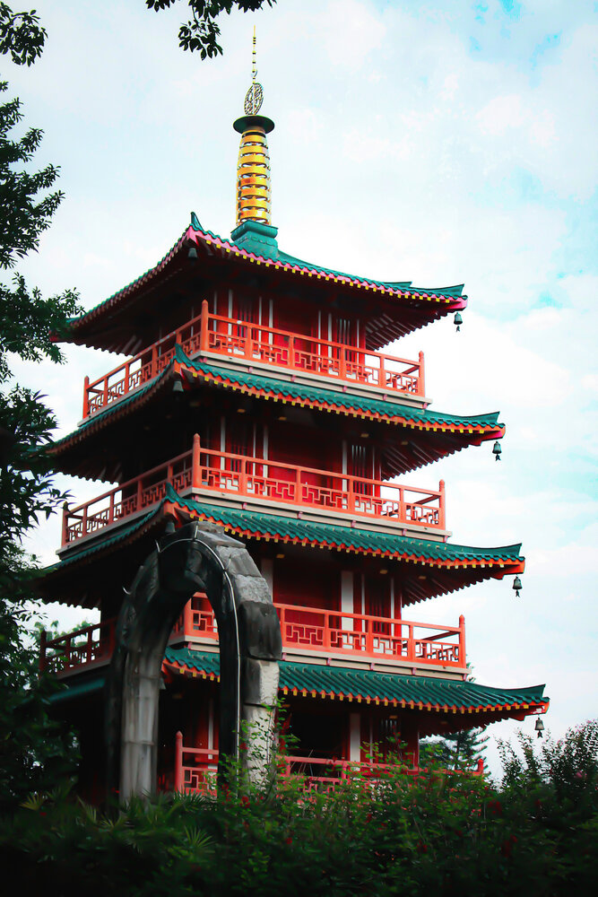 A glance of traditional Chinese architecture