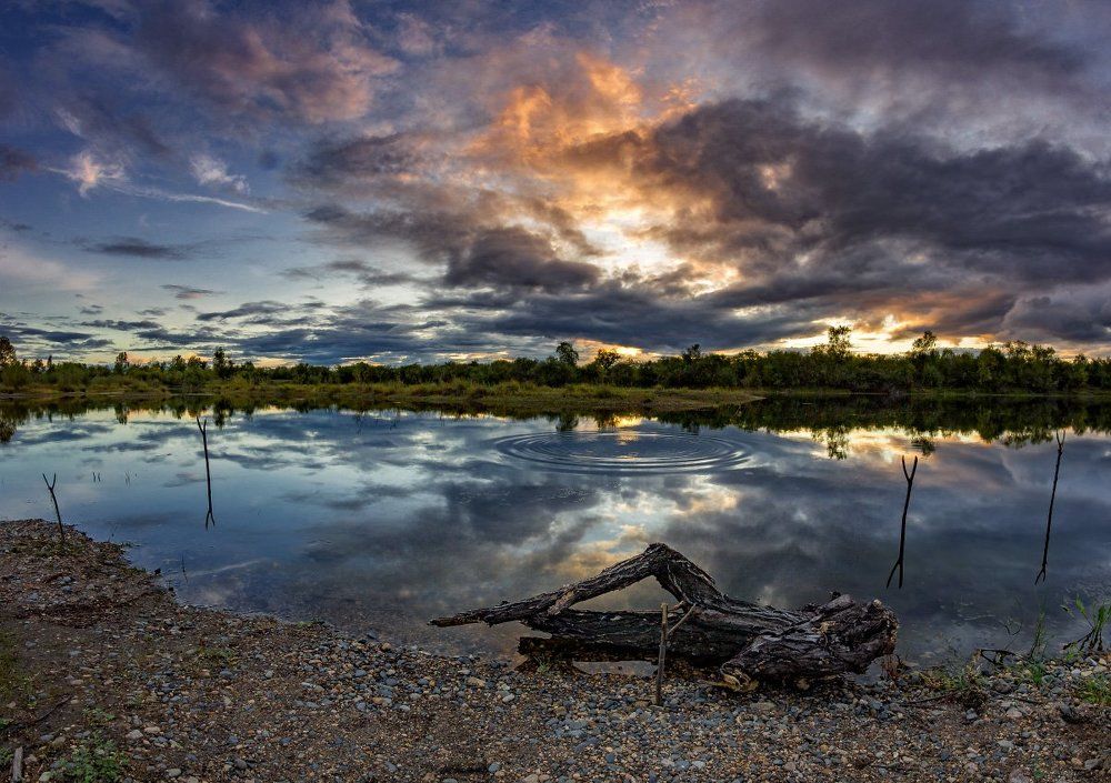 В позе отдыхающего.