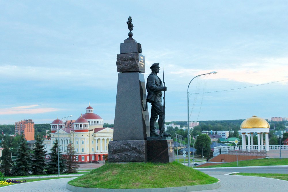 Памятник солдату первой мировой войны.