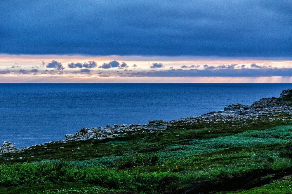 Полярный день. Север.
