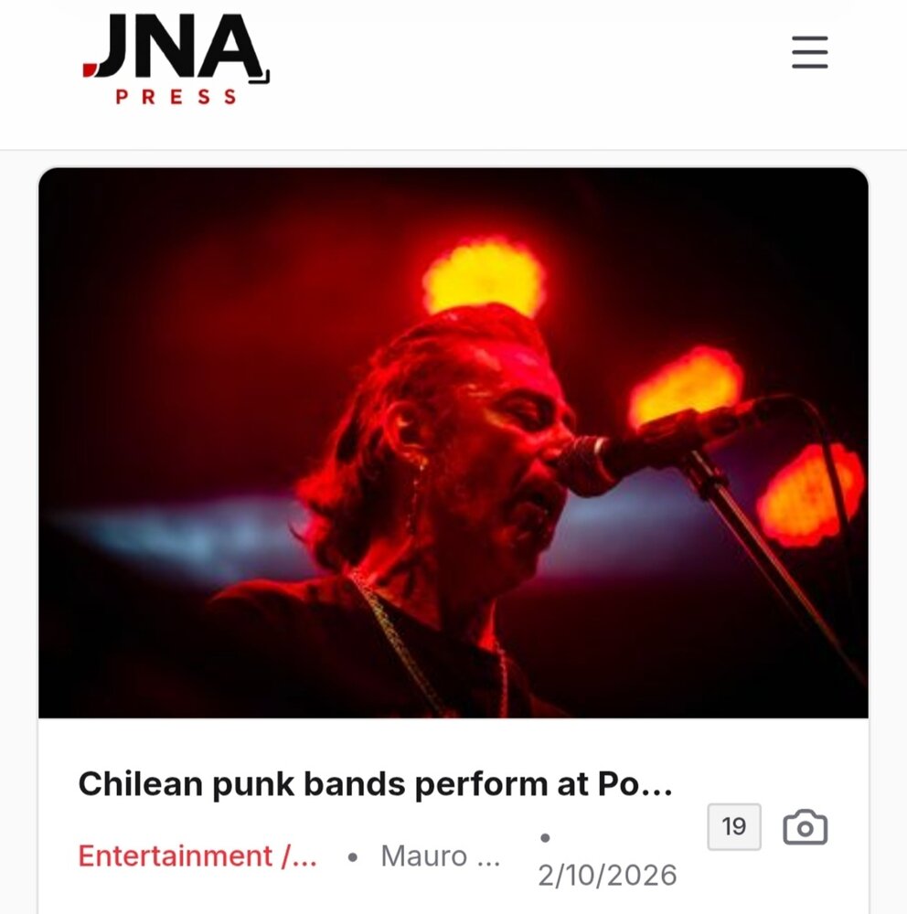 Chilean punk bands perform at Pogo Fest – Arena Recoleta, 3 October 2026 Bandas punk chilenas se presentan en Poco Fest – Arena Recoleta, 3 de octubre 202