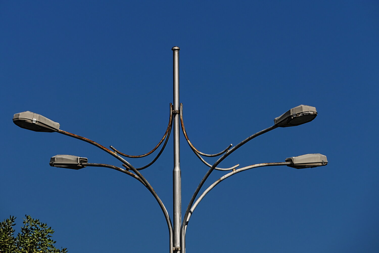 Fiore di luce nel blu.