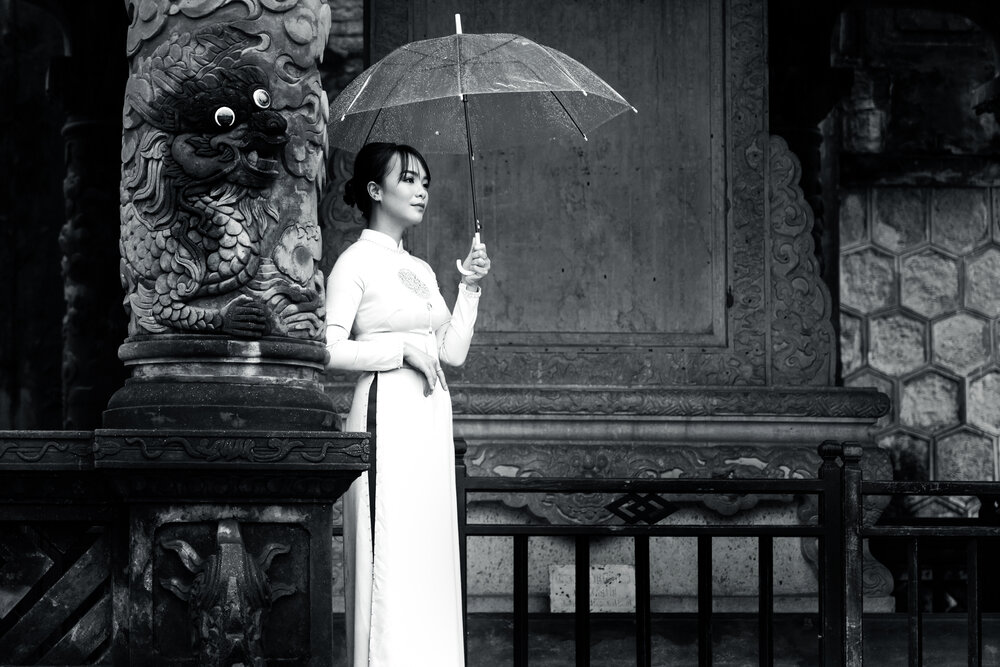 Elegance Beneath the Rain — Hue, Vietnam