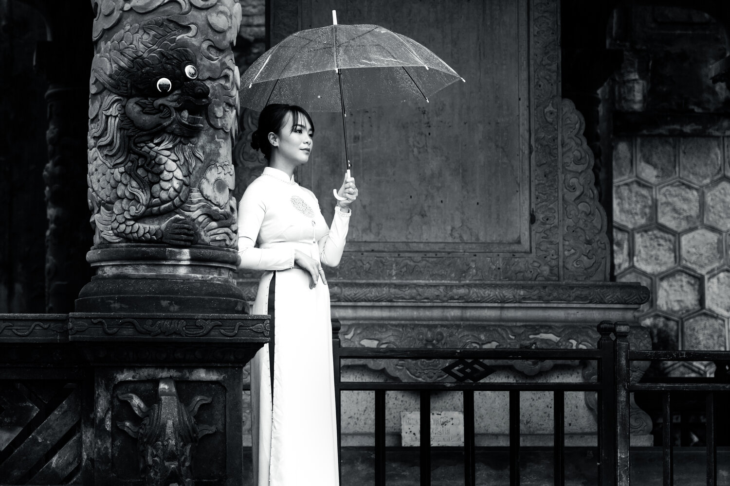 Elegance Beneath the Rain — Hue, Vietnam