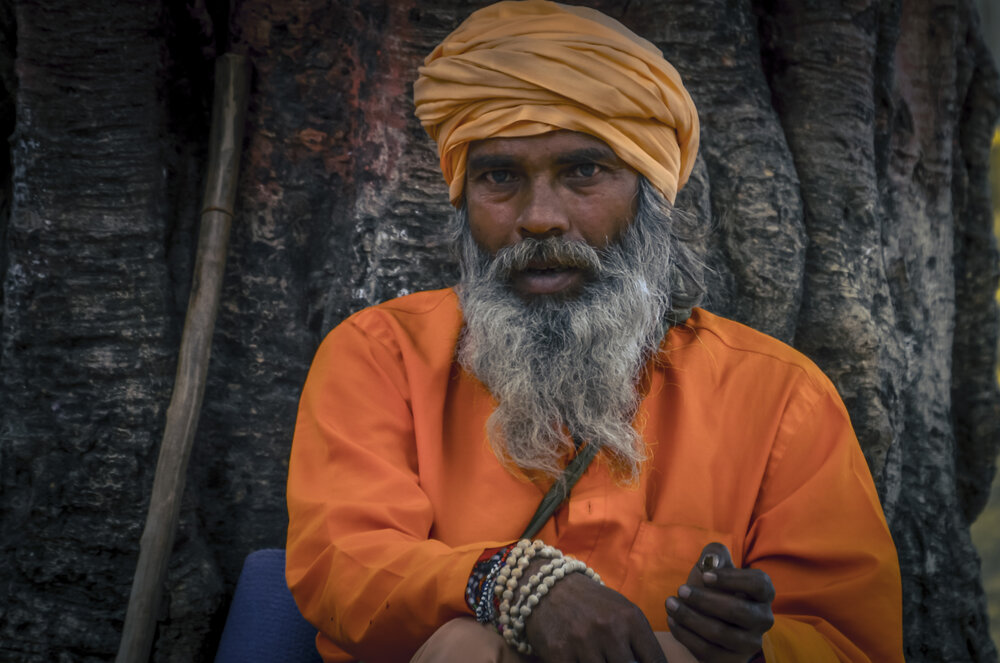 Monk in Hardwar, India