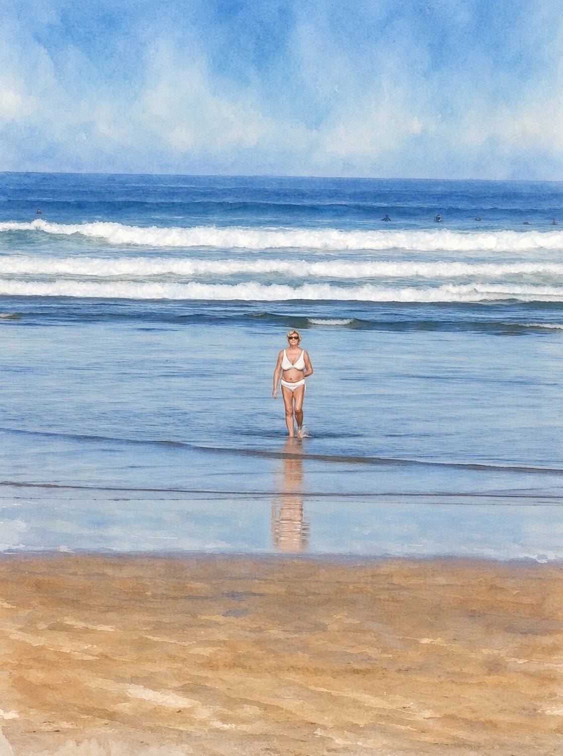 Blue calm