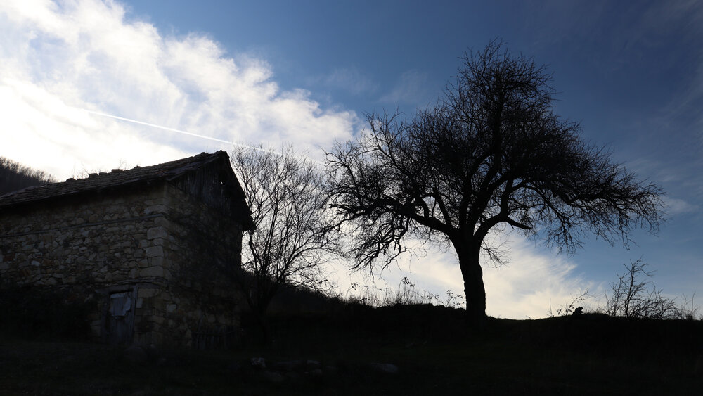 Old stone barn