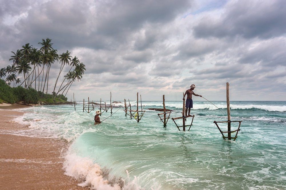 Рыбаки на Шри-Ланке