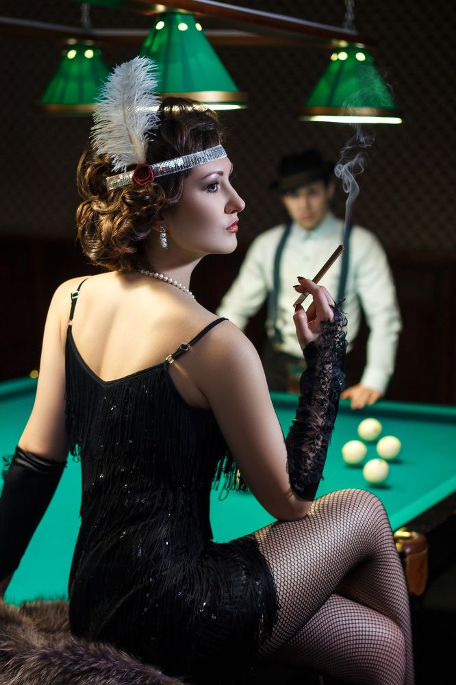 постановочный кадр для ретро фотосессии2