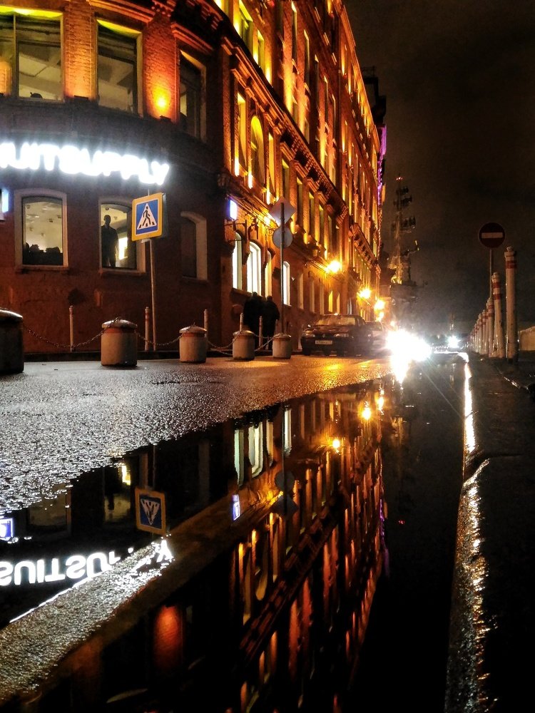 Ночь на Стрелке.