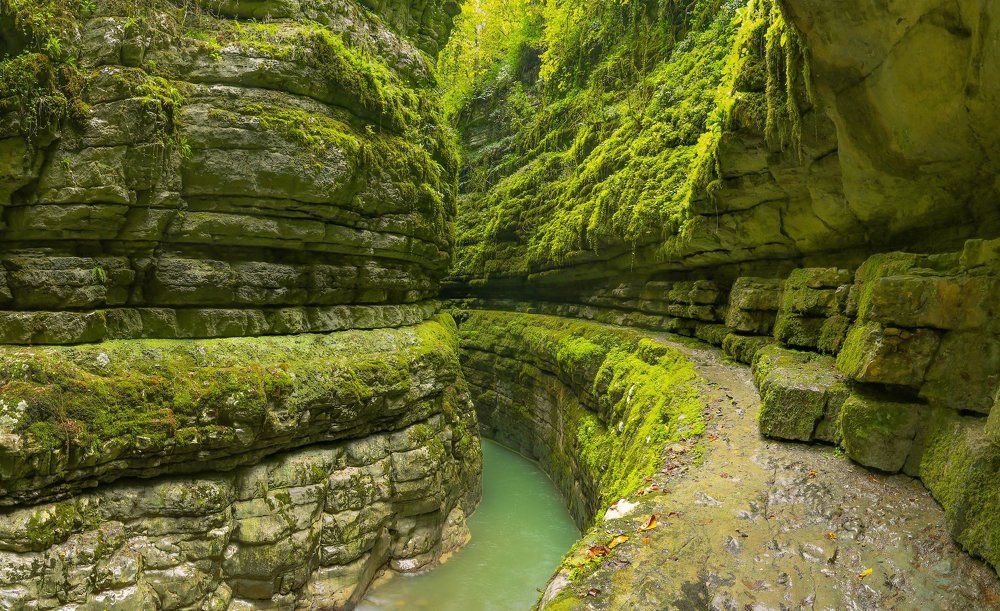 Хашупсинский каньон, Абхазия