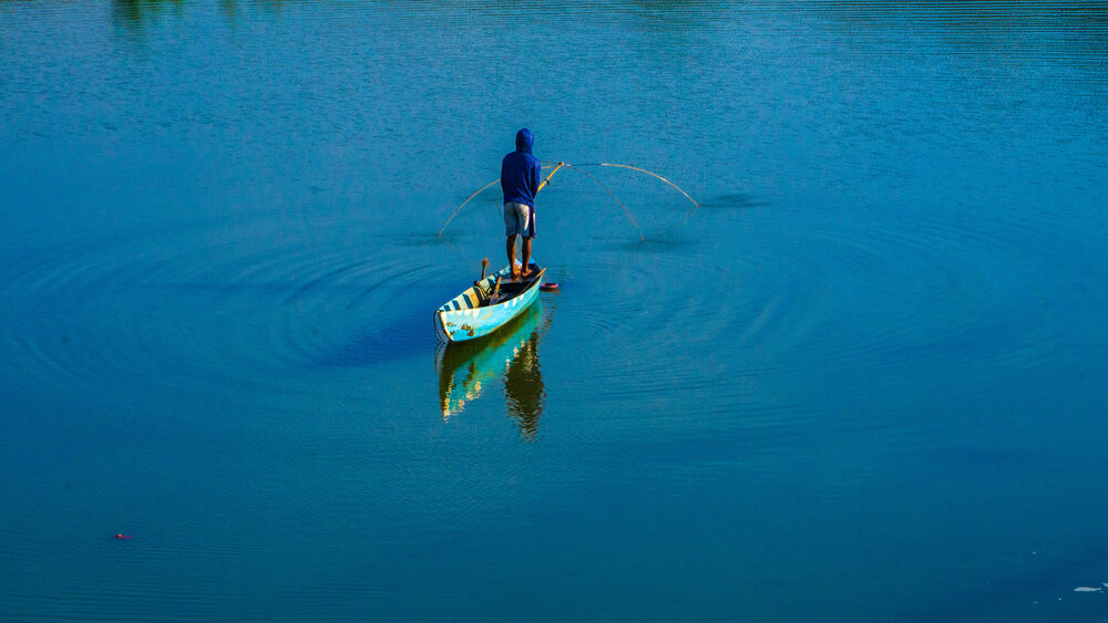 Serenity in the Deep Blue