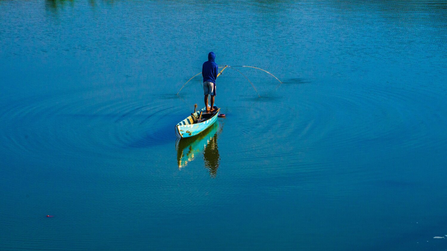 Serenity in the Deep Blue