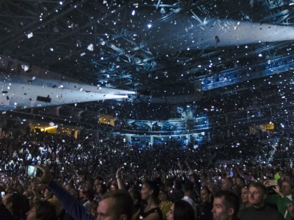 Ricky Martin's concert in Moscow