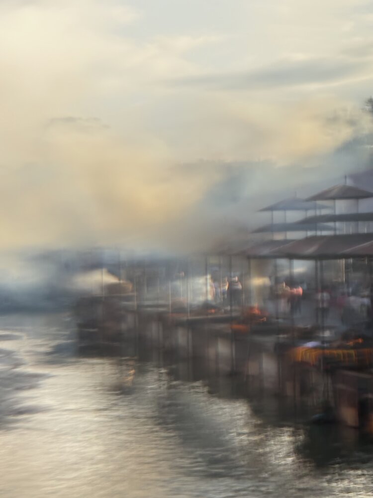 Eternal smoke - Ritual ghats of Pashupatinath Temple, Nepal