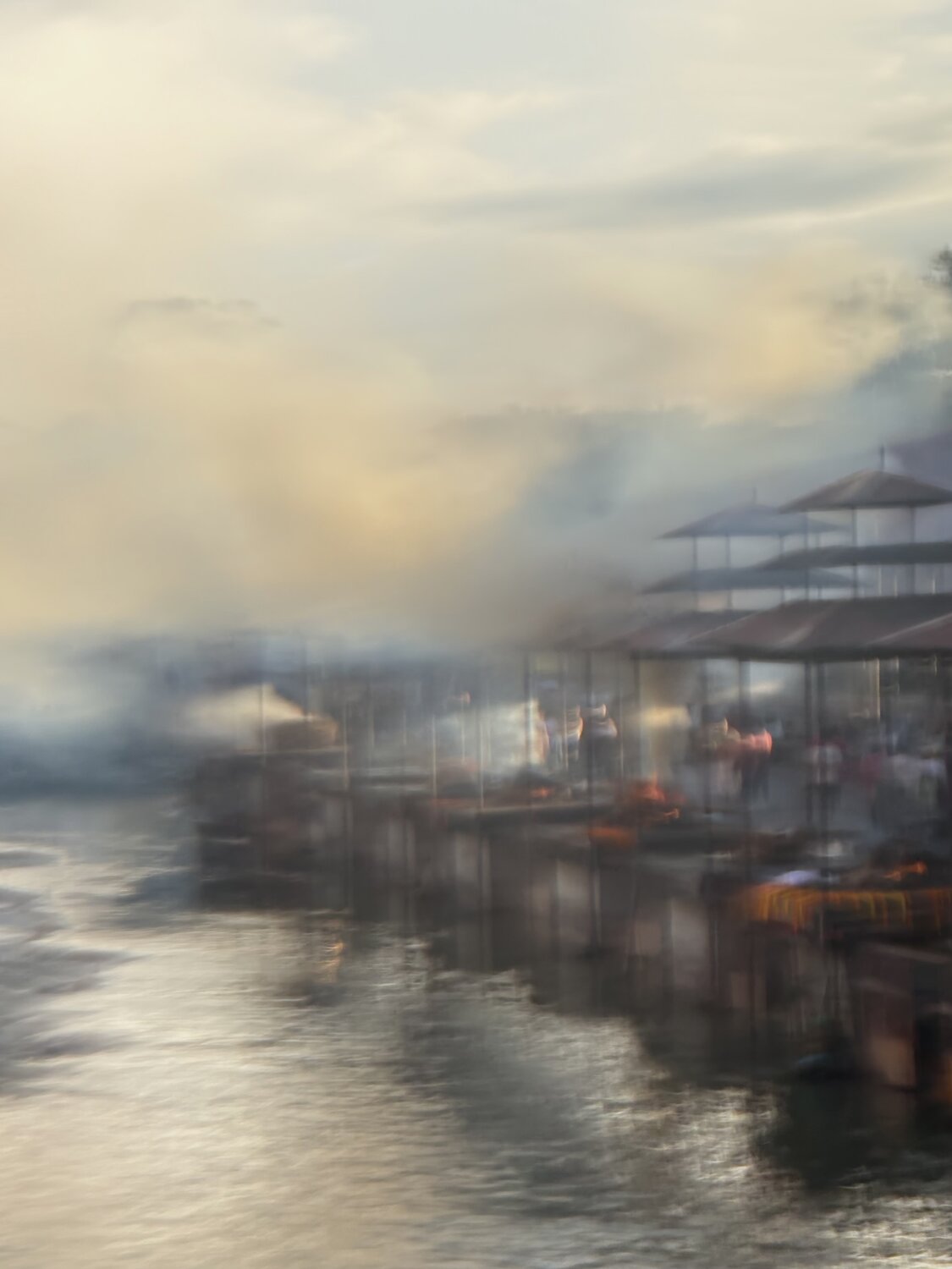 Eternal smoke - Ritual ghats of Pashupatinath Temple, Nepal