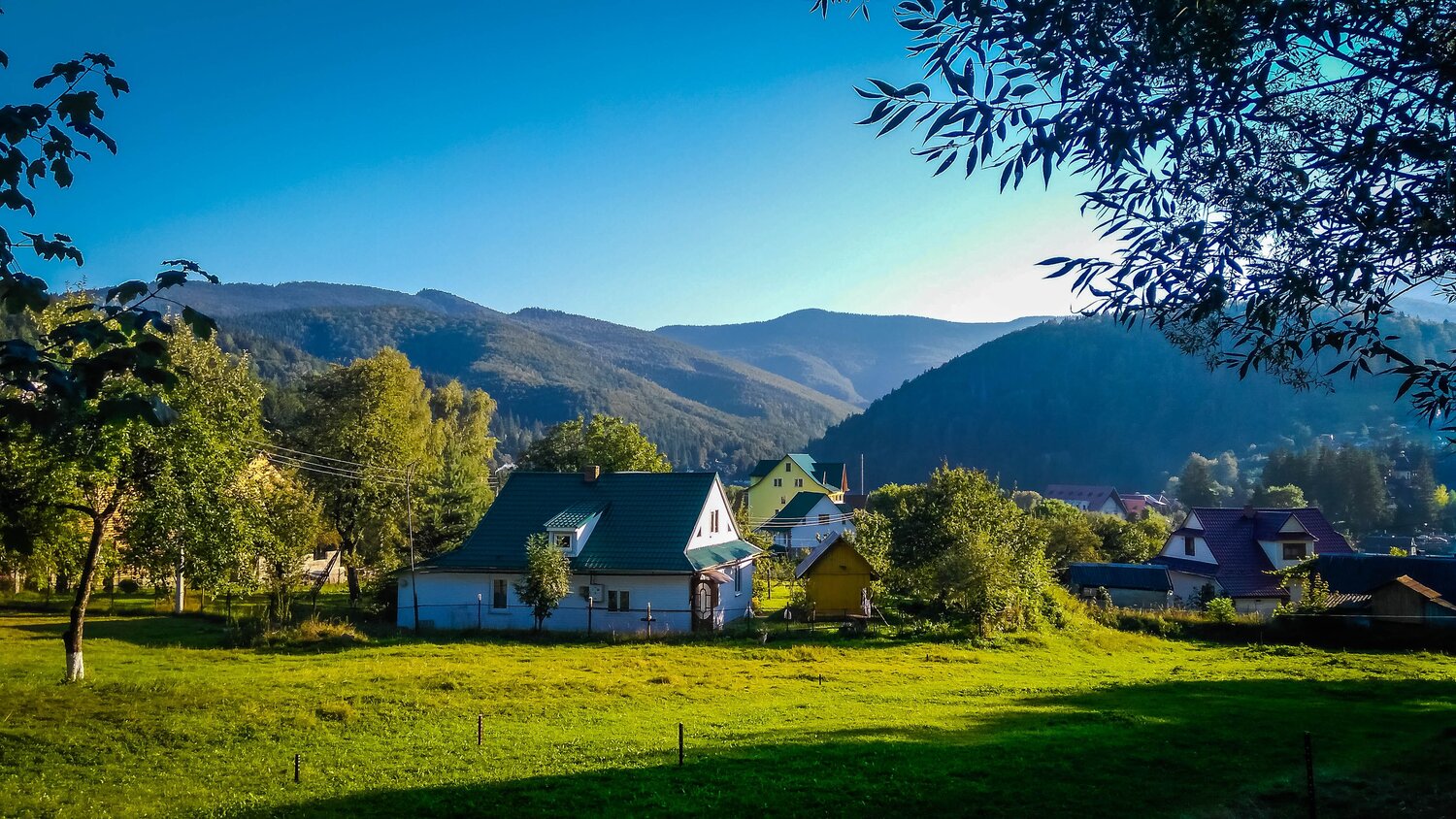 Утро в Карпатах