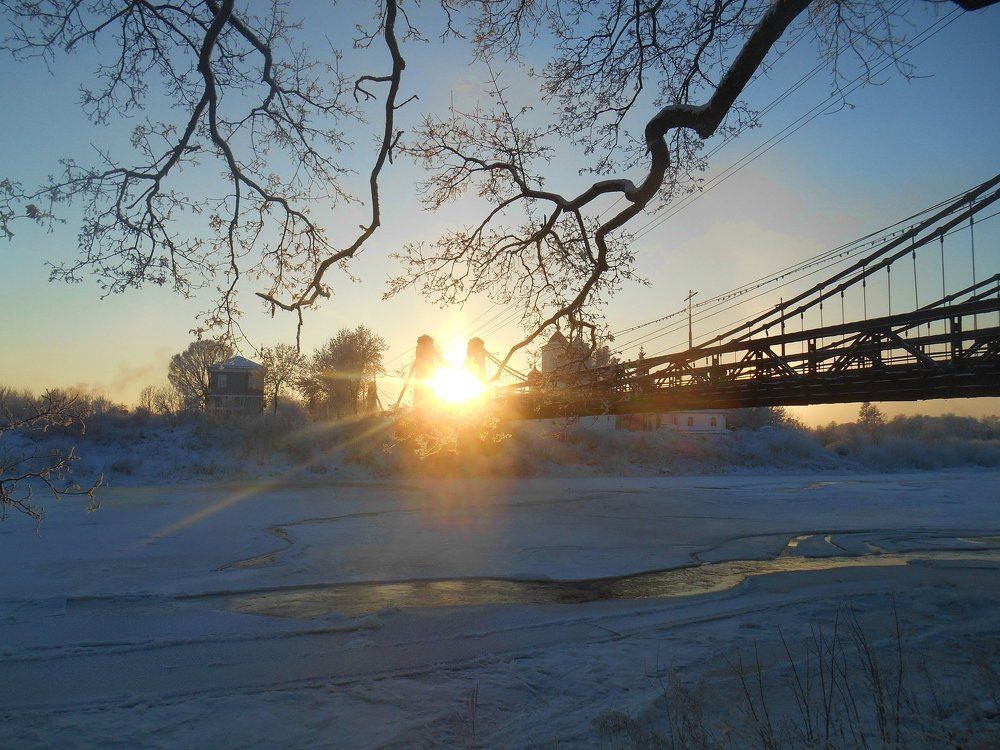 Мороз, Рождество, город Остров