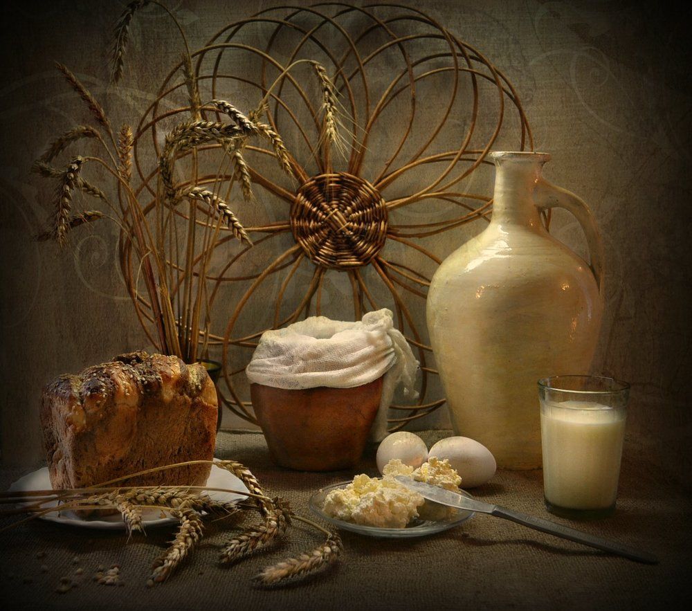 Завтрак в деревне..