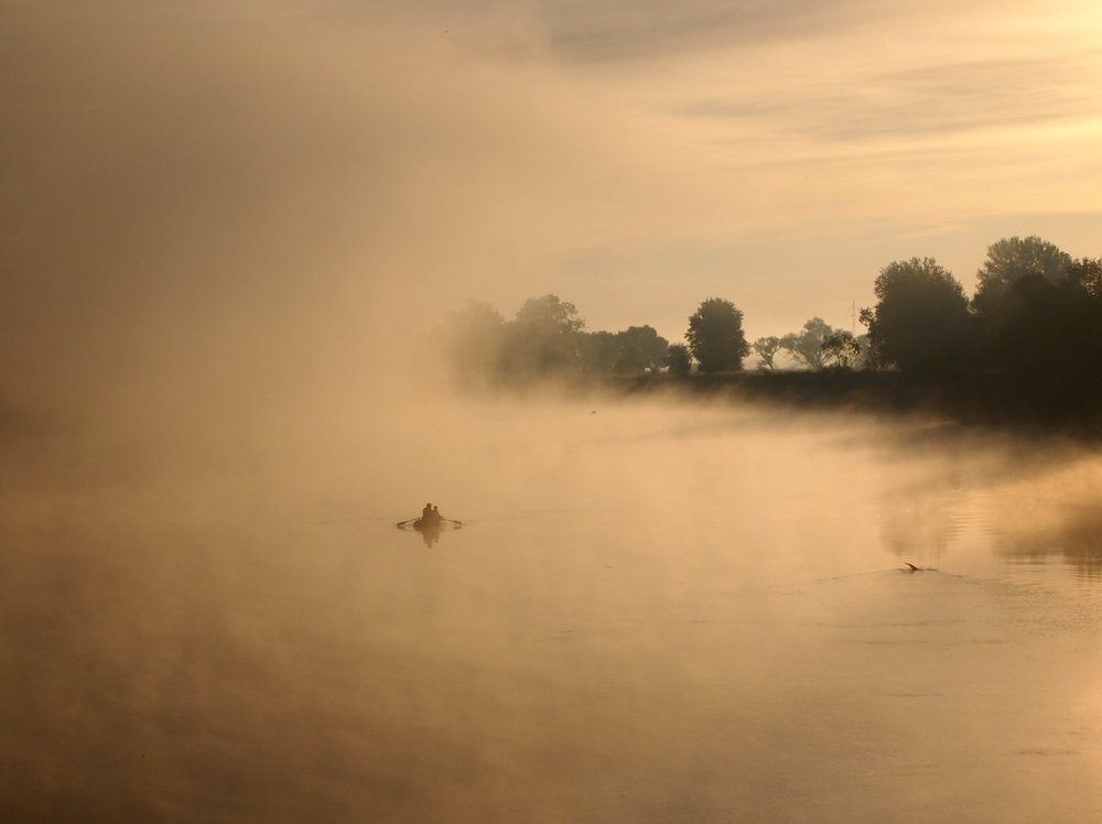 Лодка в тумане...