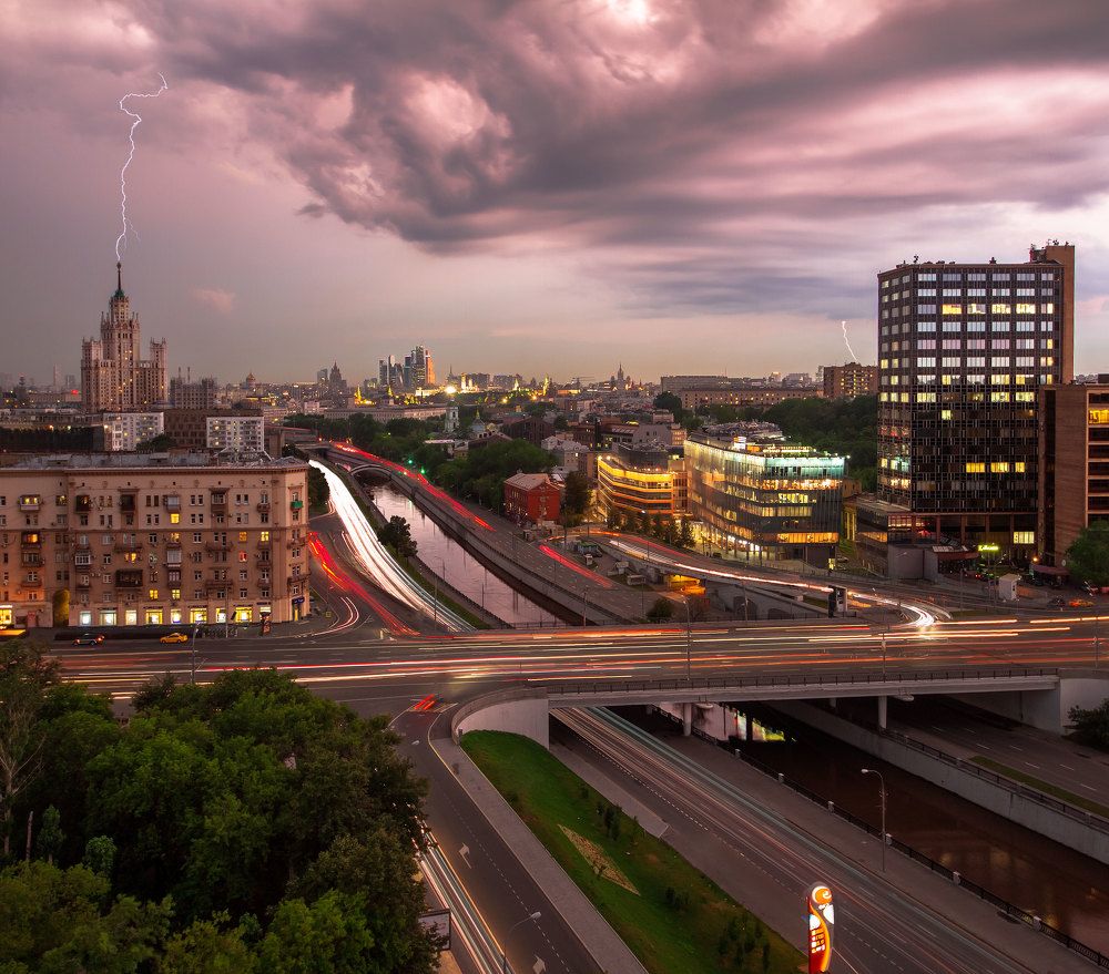 Moscow lightning