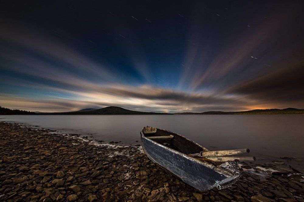 Лодка на Зюраткуле