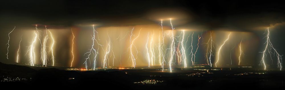 Go to shoot Perseids, but to shoot a thunder