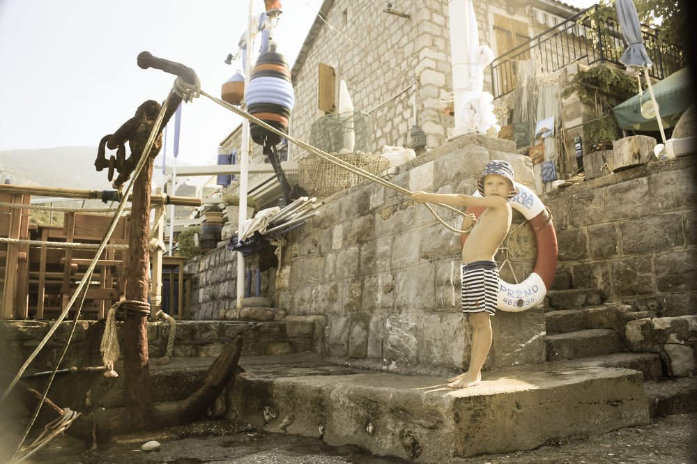 как рыбаки собирают сети