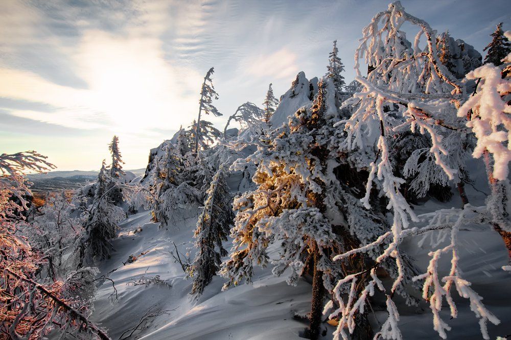 Закат на  Таганае